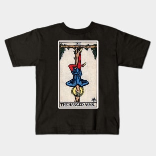 XII. The Hanged Man Tarot Card Kids T-Shirt